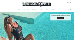 Desktop Screenshot of dobermanpride.com